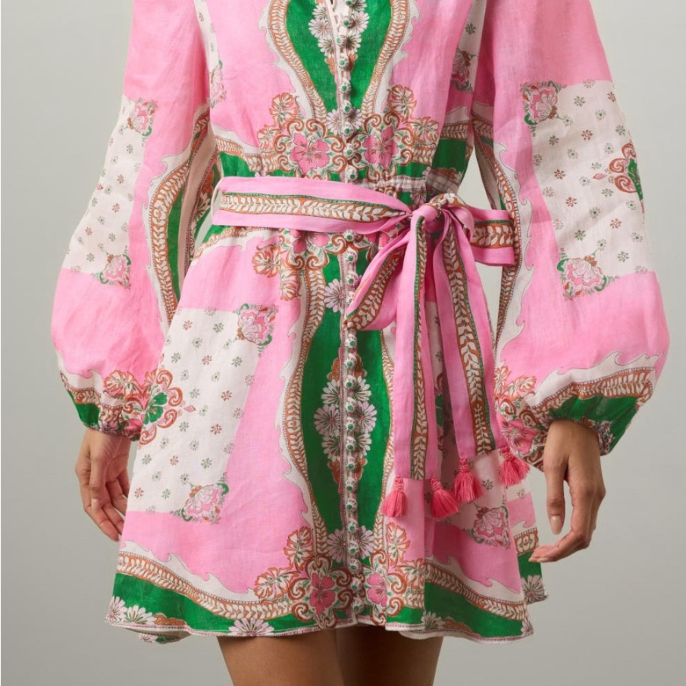 ISO Kate Ford Mantilla mini-dress BELT